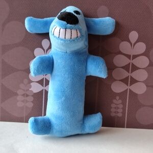Free with $10+🍭Multipet Small Loofa Dog Blue Plush Toy
